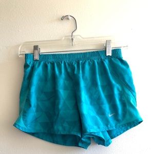 Teal Nike Tempo Dri-fit shorts